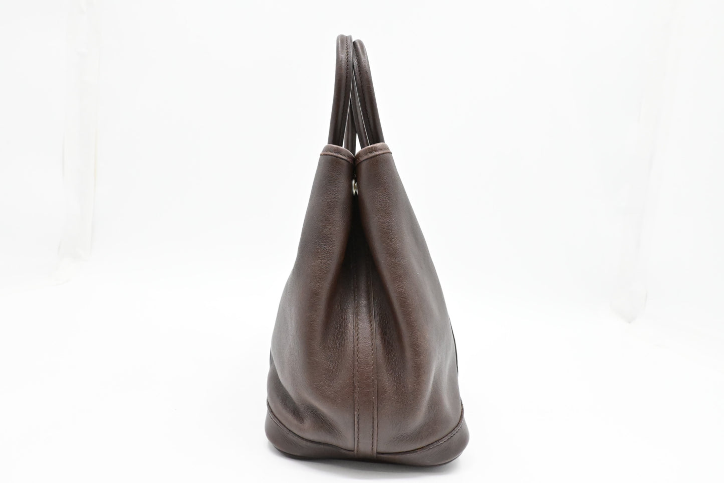 Hermes Bolduc Garden Party TPM in Chocolate Swift Leather