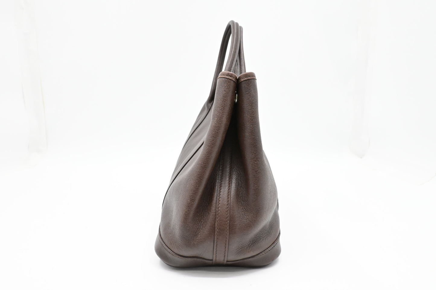 Hermes Bolduc Garden Party TPM in Chocolate Swift Leather