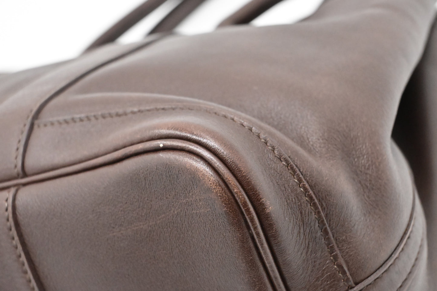 Hermes Bolduc Garden Party TPM in Chocolate Swift Leather