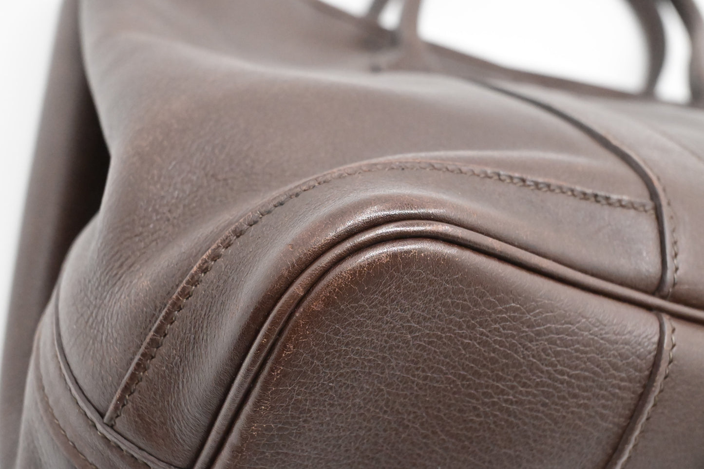 Hermes Bolduc Garden Party TPM in Chocolate Swift Leather