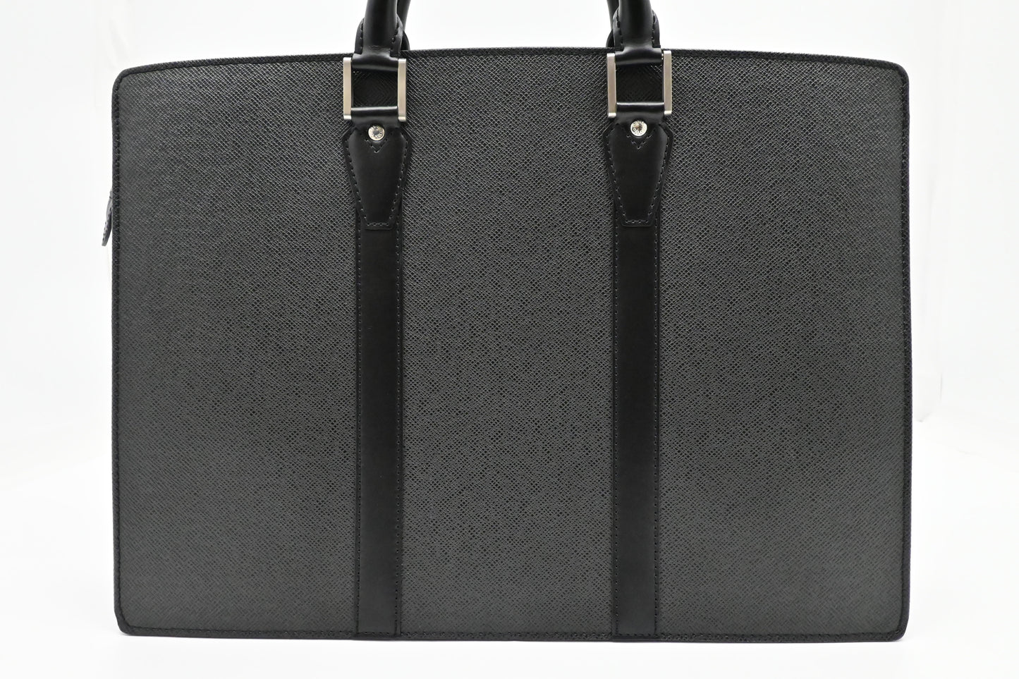 Louis Vuitton Porte Documents Rosan in Black Taiga Leather