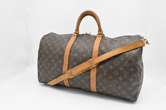Louis Vuitton Keepall 50 Bandouliere in Monogram Canvas