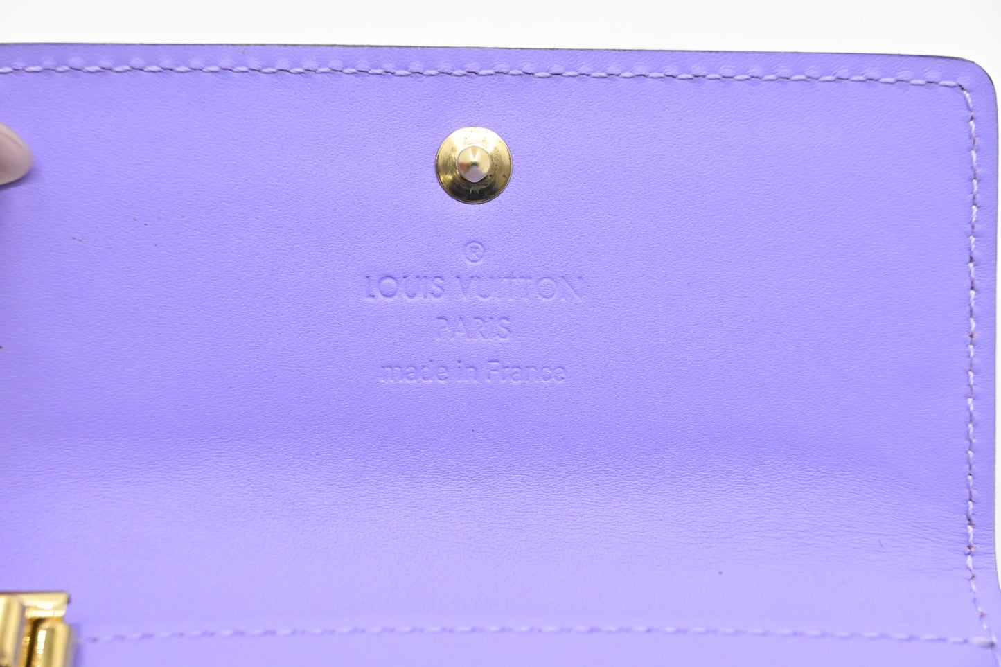 Louis Vuitton 4 Key Case in Lilac Vernis Leather