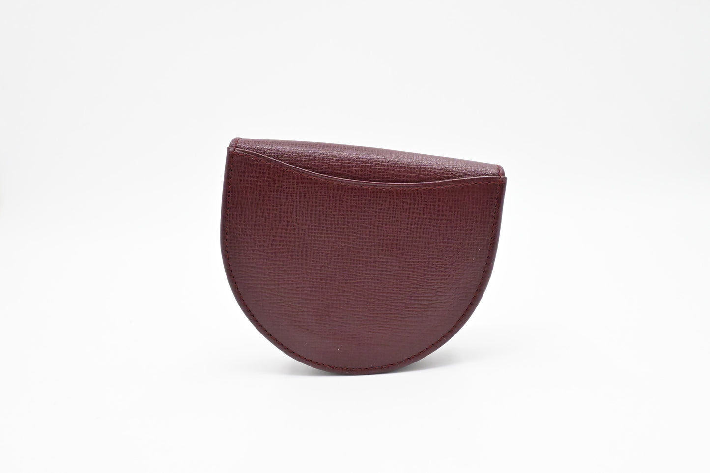Cartier Coin Case in Burgundy Leather