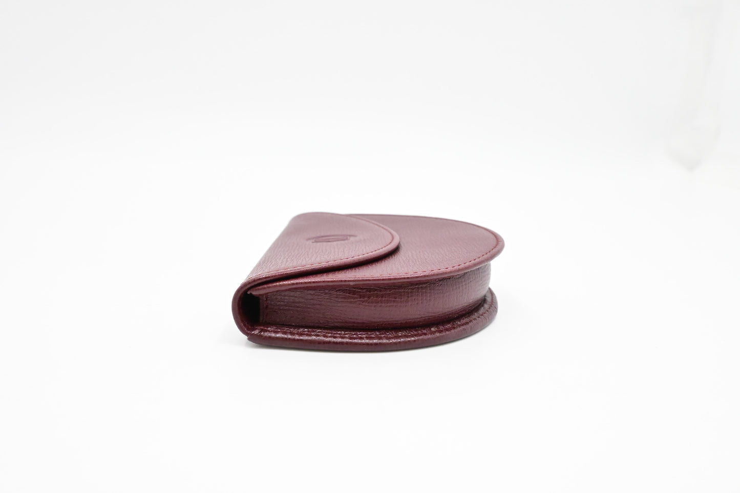 Cartier Coin Case in Burgundy Leather
