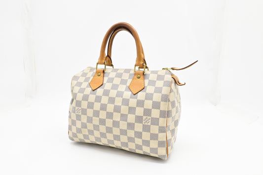 Louis Vuitton Speedy 25 in Damier Azur Canvas