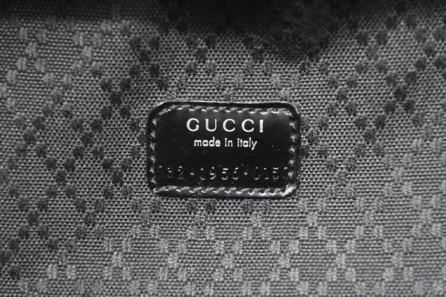 Gucci Vanity Pouch in Black Canvas