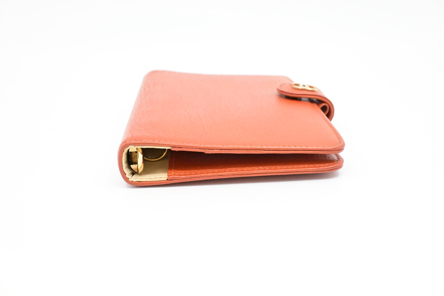 Chanel Agenda PM in Orange Leather