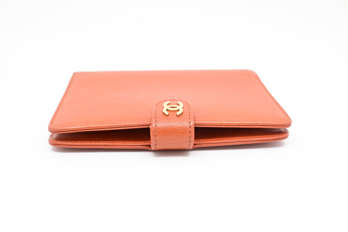 Chanel Agenda PM in Orange Leather