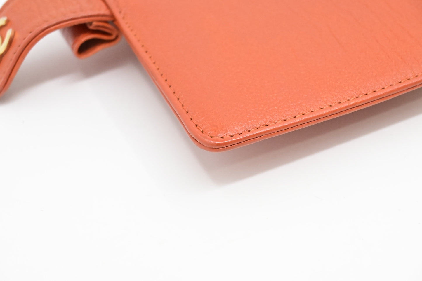 Chanel Agenda PM in Orange Leather