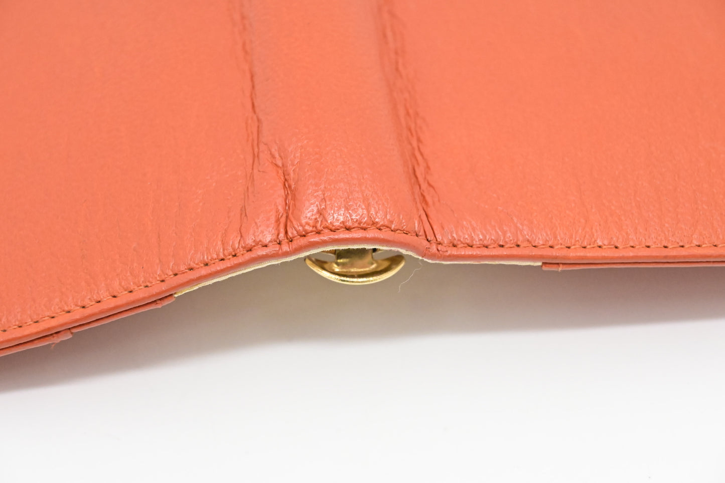 Chanel Agenda PM in Orange Leather