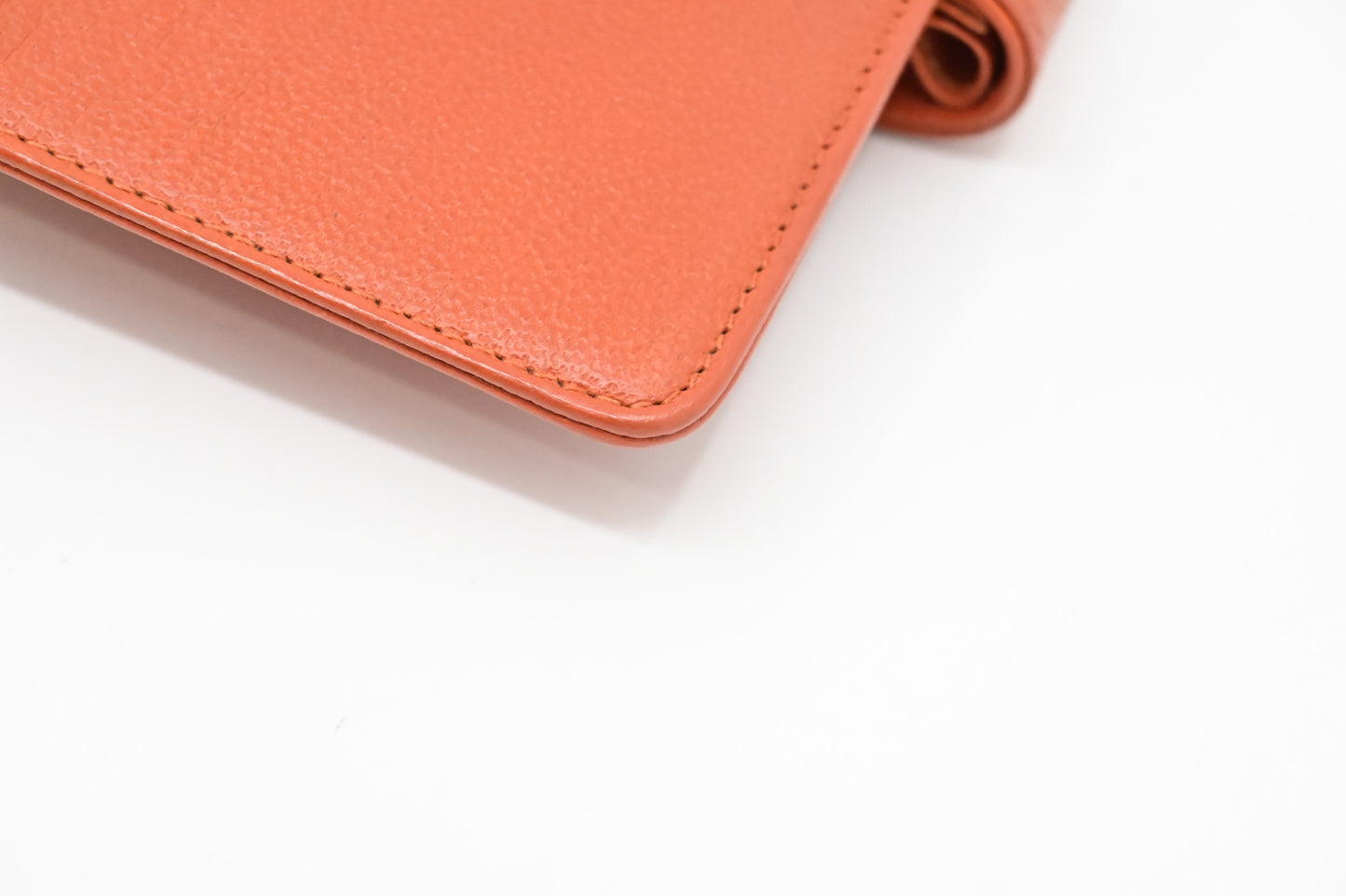 Chanel Agenda PM in Orange Leather