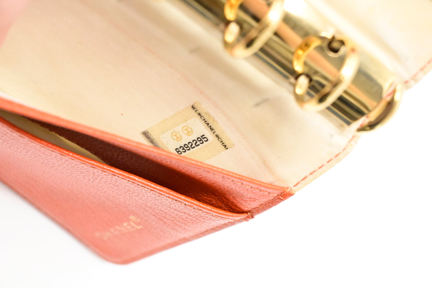 Chanel Agenda PM in Orange Leather