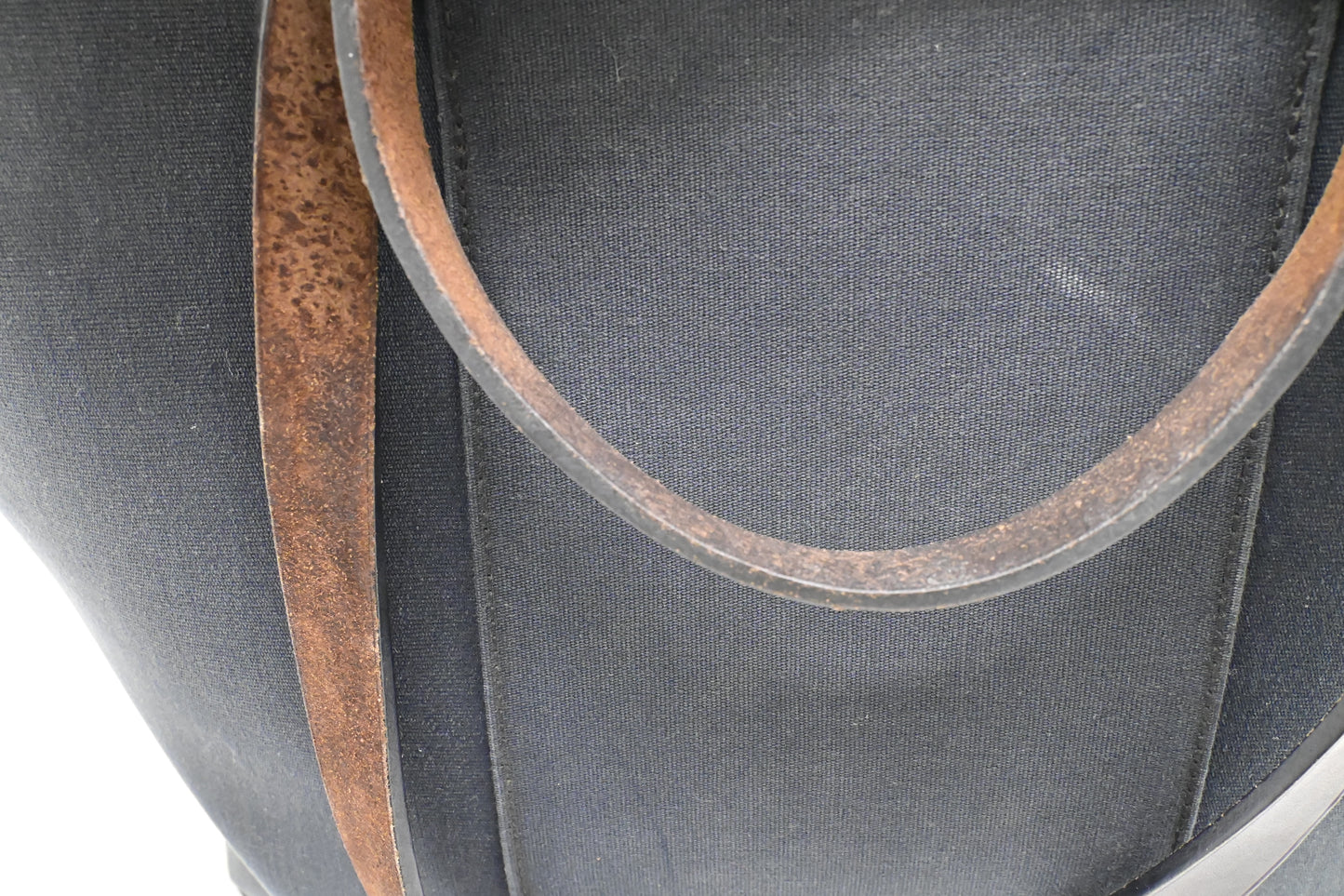 Hermes Cabag Elan PM in Navy Blue Canvas