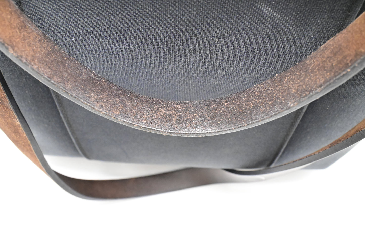 Hermes Cabag Elan PM in Navy Blue Canvas