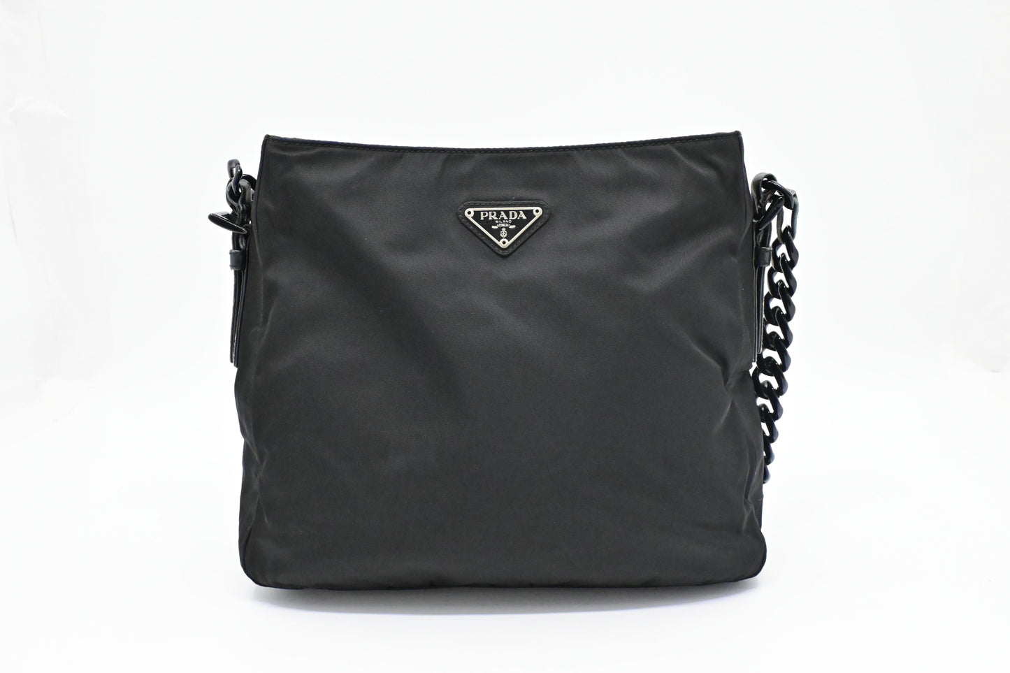 Prada Sholder Bag in Black Nylon