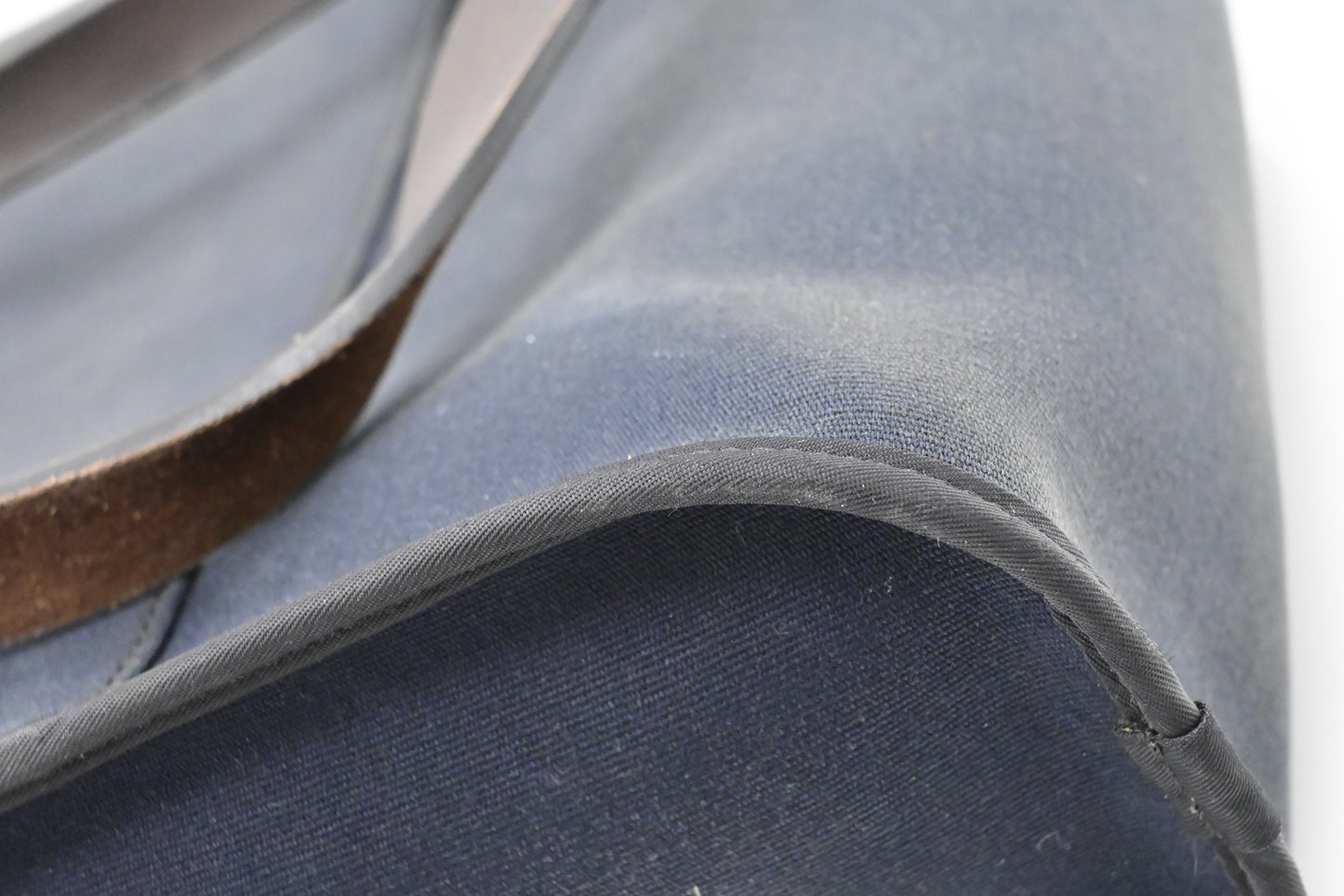 Hermes Cabag Elan PM in Navy Blue Canvas