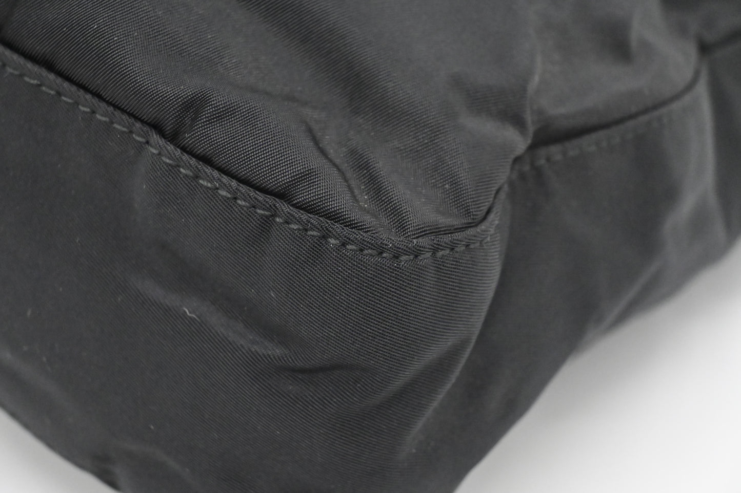 Prada Sholder Bag in Black Nylon