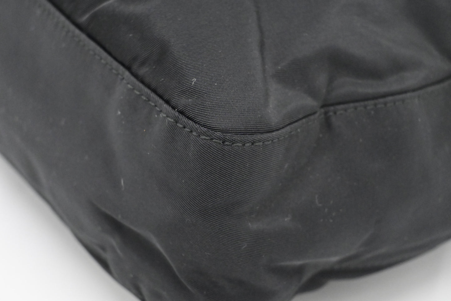 Prada Sholder Bag in Black Nylon