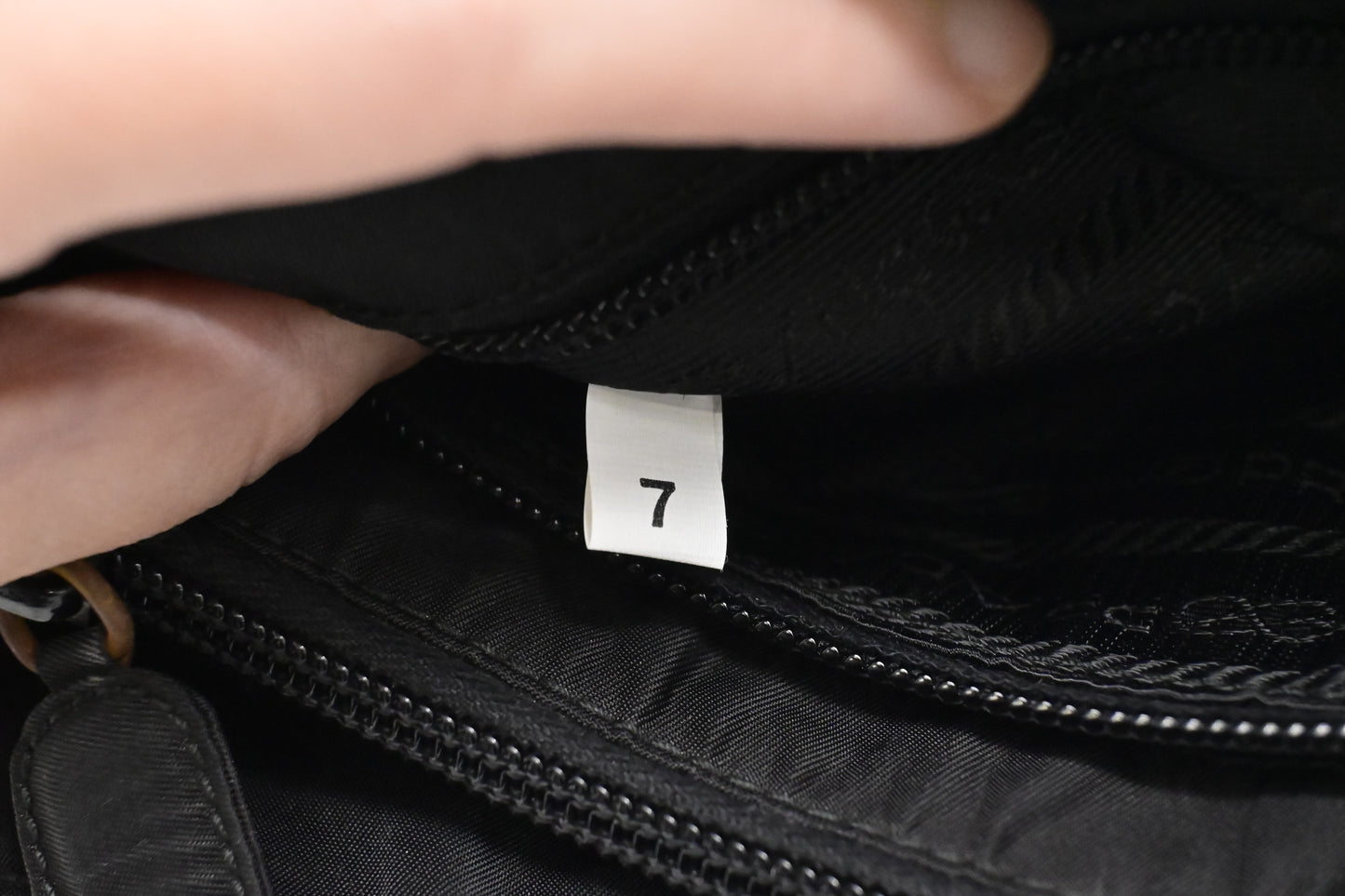 Prada Sholder Bag in Black Nylon