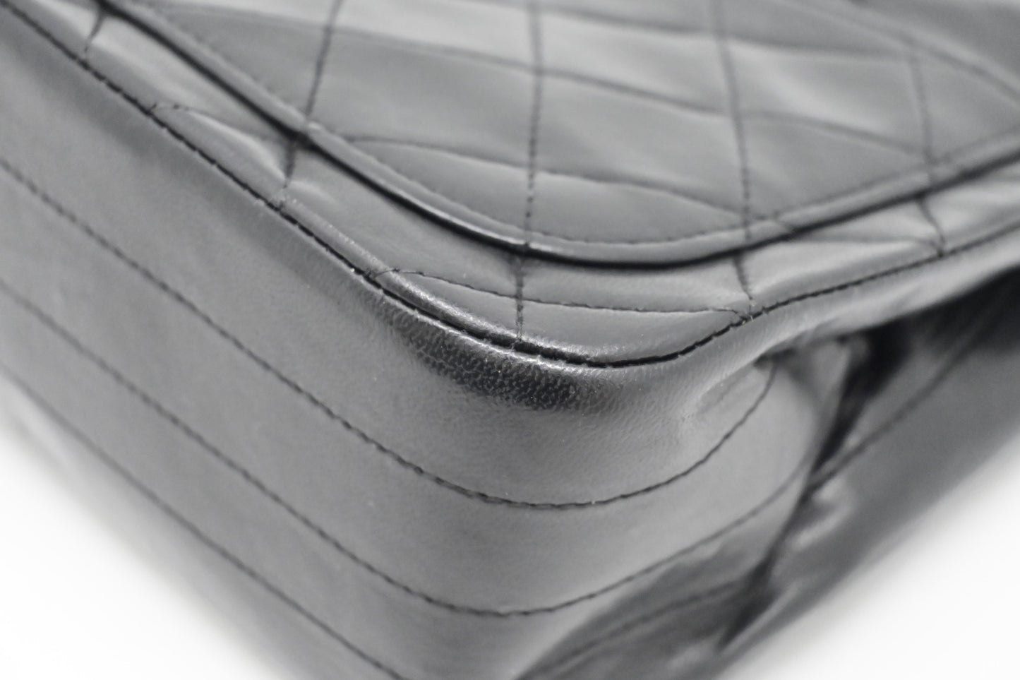 Chanel Round Flap in Black Matelassé Leather