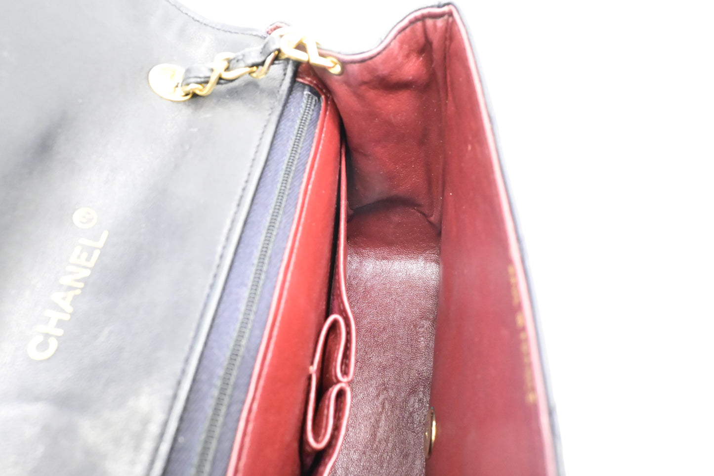 Chanel Round Flap in Black Matelassé Leather