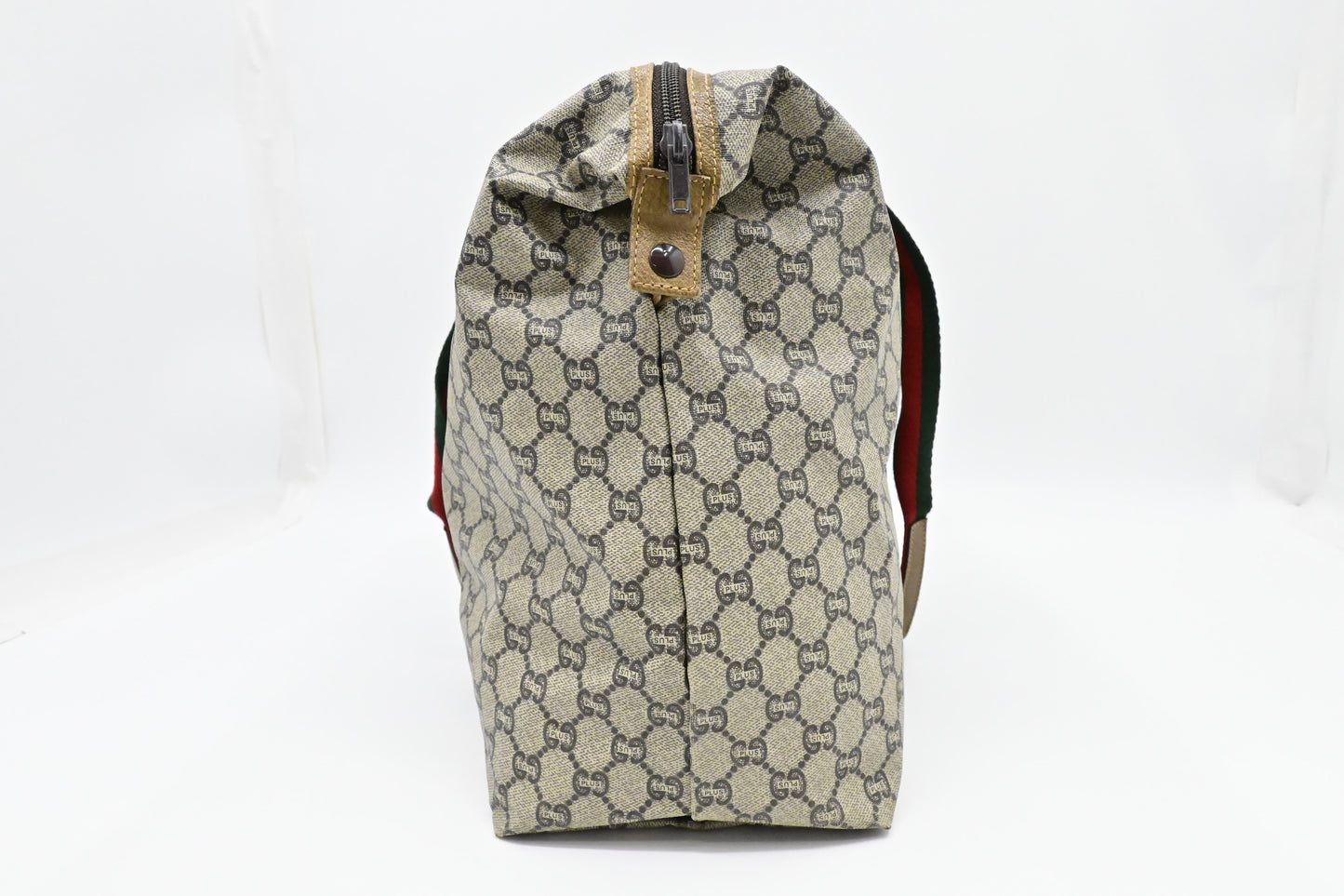 Gucci Plus Zipped Travel Bag in GG Plus Coated Canvas