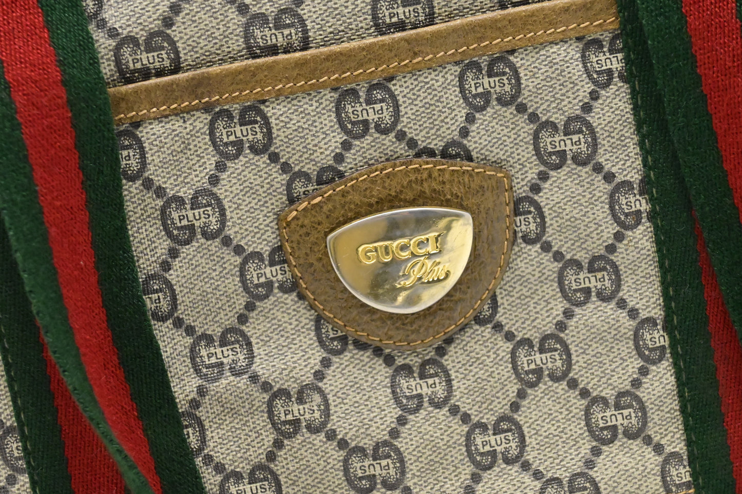 Gucci Plus Zipped Travel Bag in GG Plus Coated Canvas