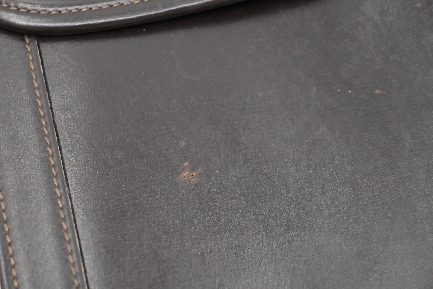 Hermes Jige GM in Dark Brown Box Calf Leather