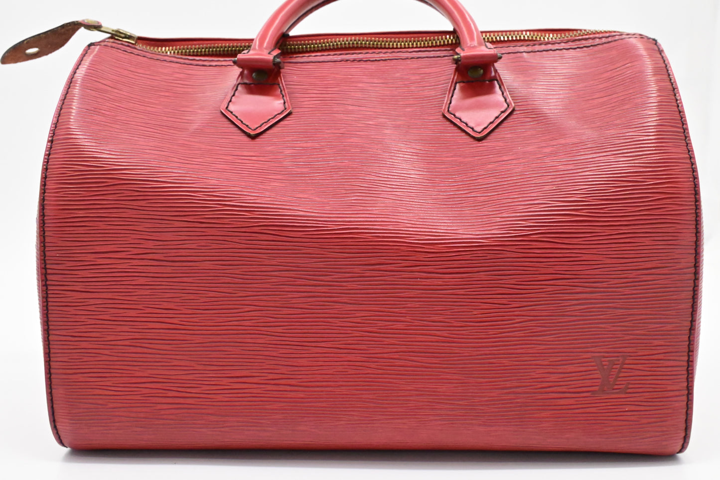 Louis Vuitton Speedy 30 in Red Epi Leather