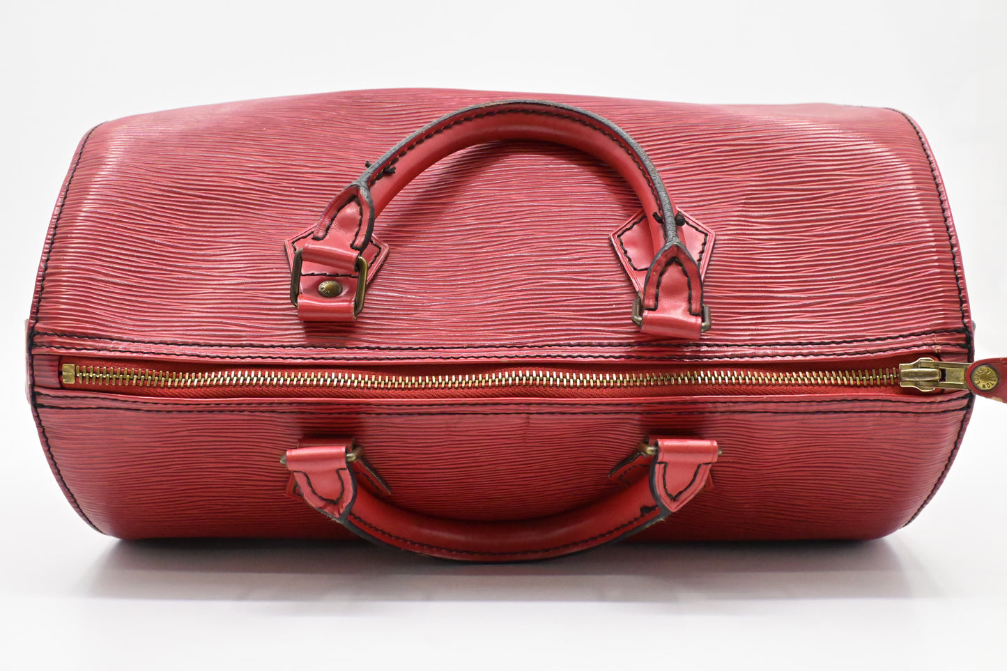 Louis Vuitton Speedy 30 in Red Epi Leather