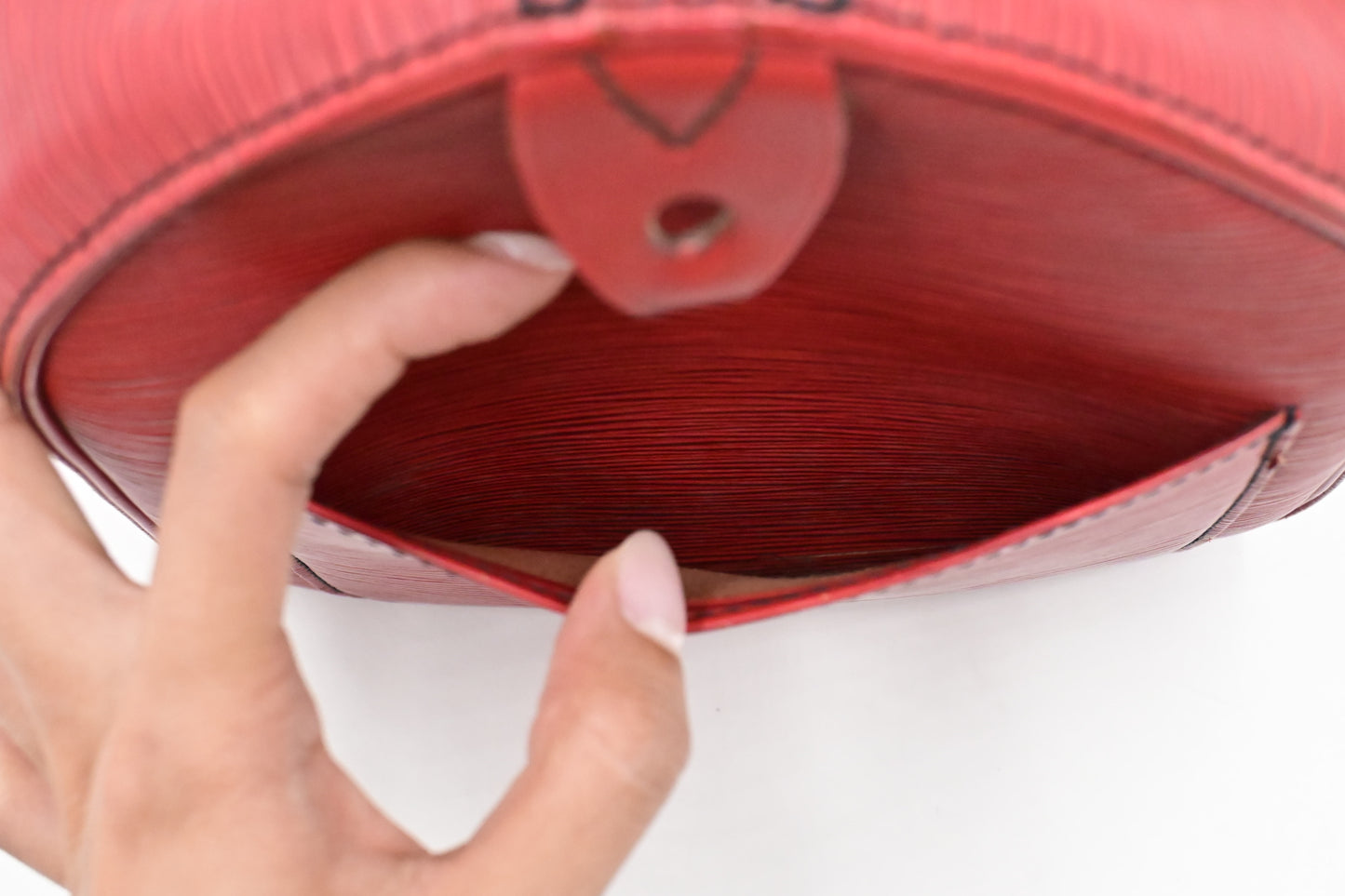 Louis Vuitton Speedy 30 in Red Epi Leather