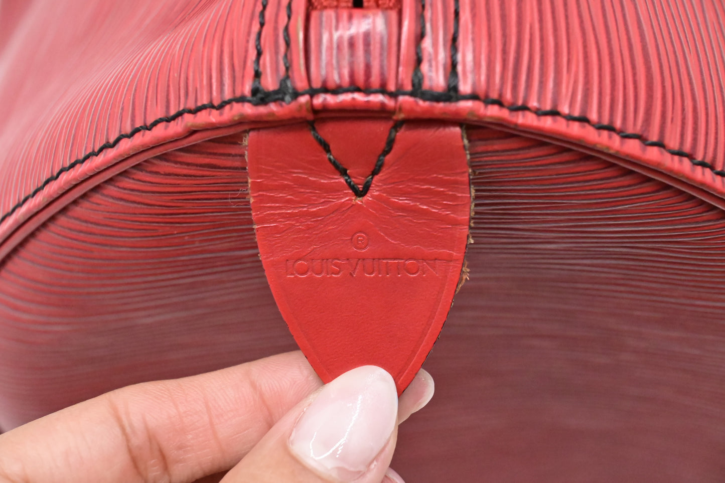 Louis Vuitton Speedy 30 in Red Epi Leather