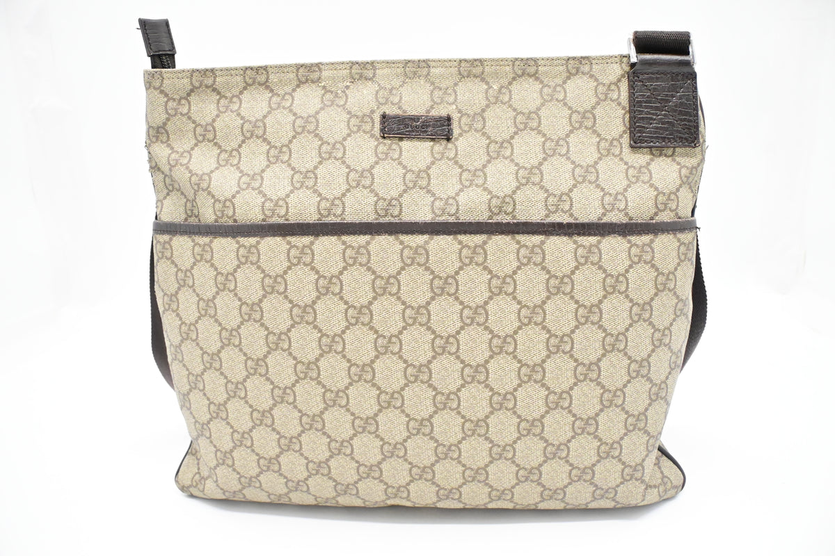 Gucci Square Crossbody in GG Supreme Canvas