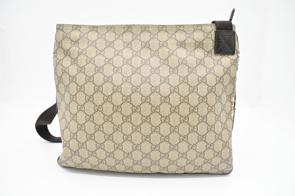 Gucci Square Crossbody in GG Supreme Canvas