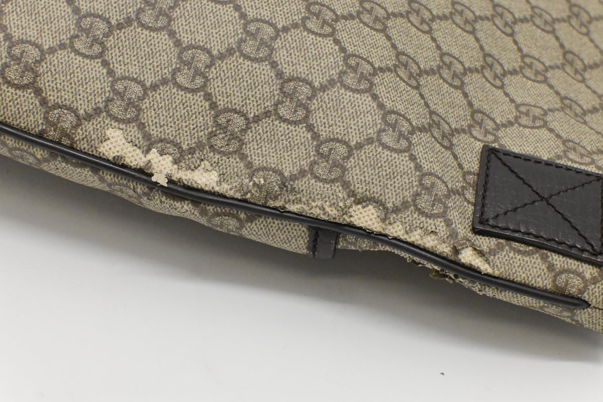 Gucci Square Crossbody in GG Supreme Canvas