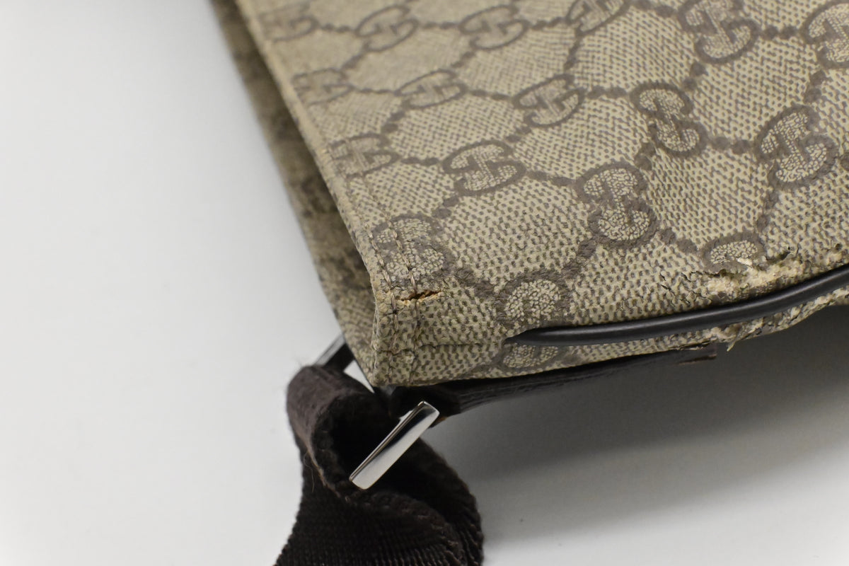 Gucci Square Crossbody in GG Supreme Canvas