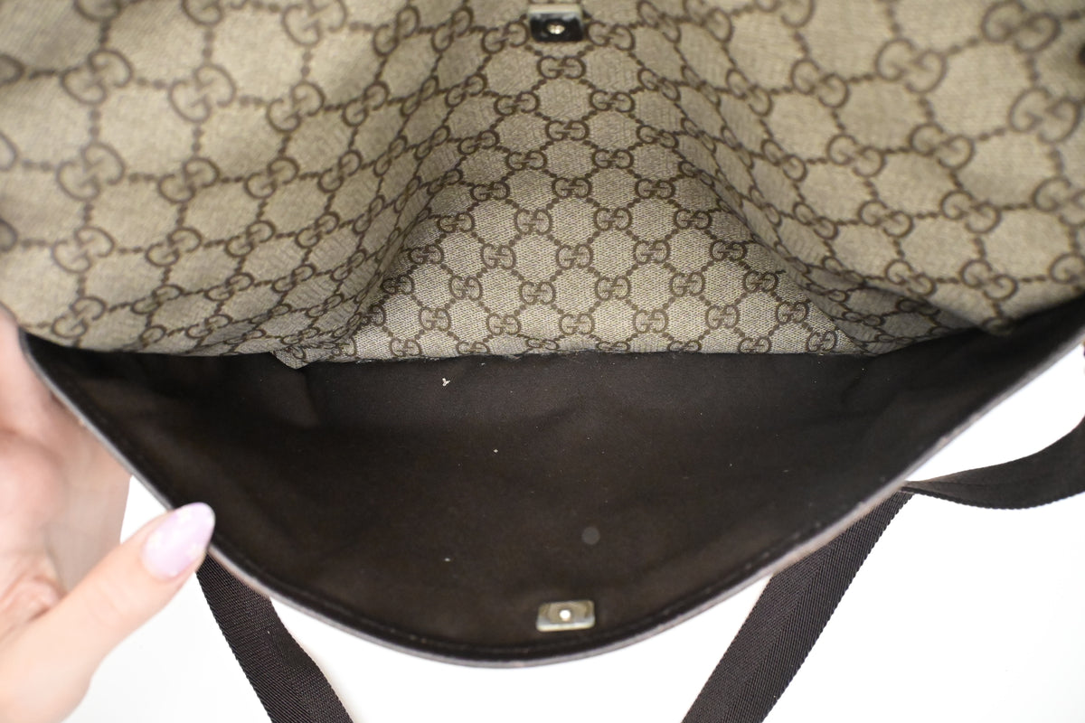 Gucci Square Crossbody in GG Supreme Canvas