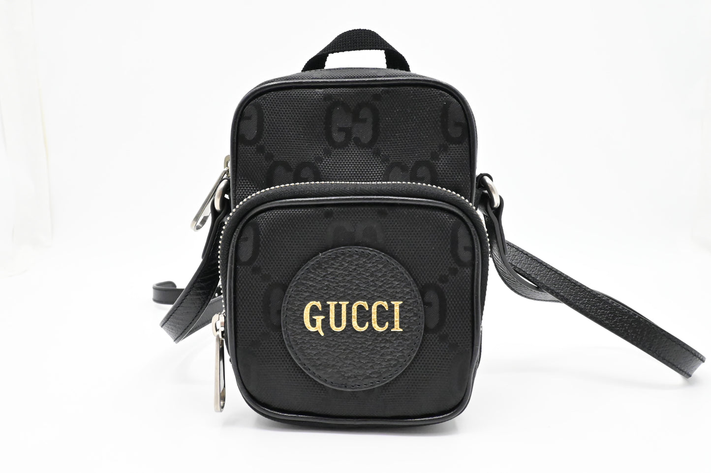 Gucci Off The Grid Mini Crossbody in Black Econyl Canvas
