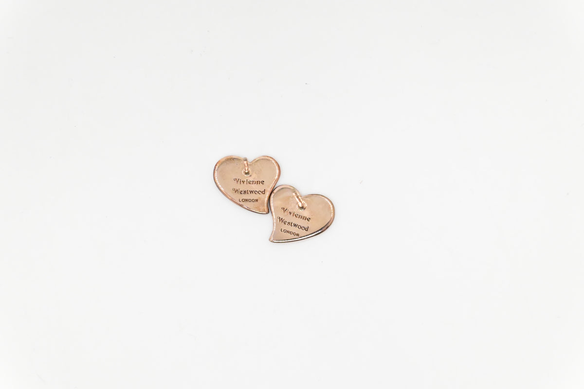 Vivienne Westwood Heart Stud Earrings