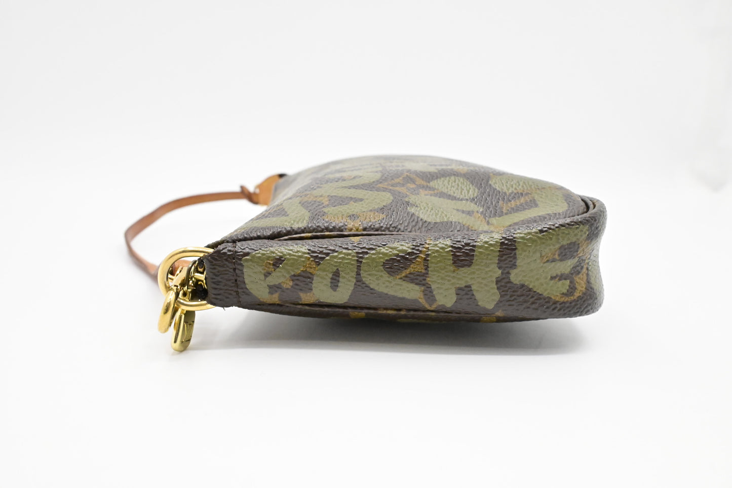 Louis Vuitton x Stephen Sprouse Pochette Accessoires in Green Graffiti Monogram Canvas