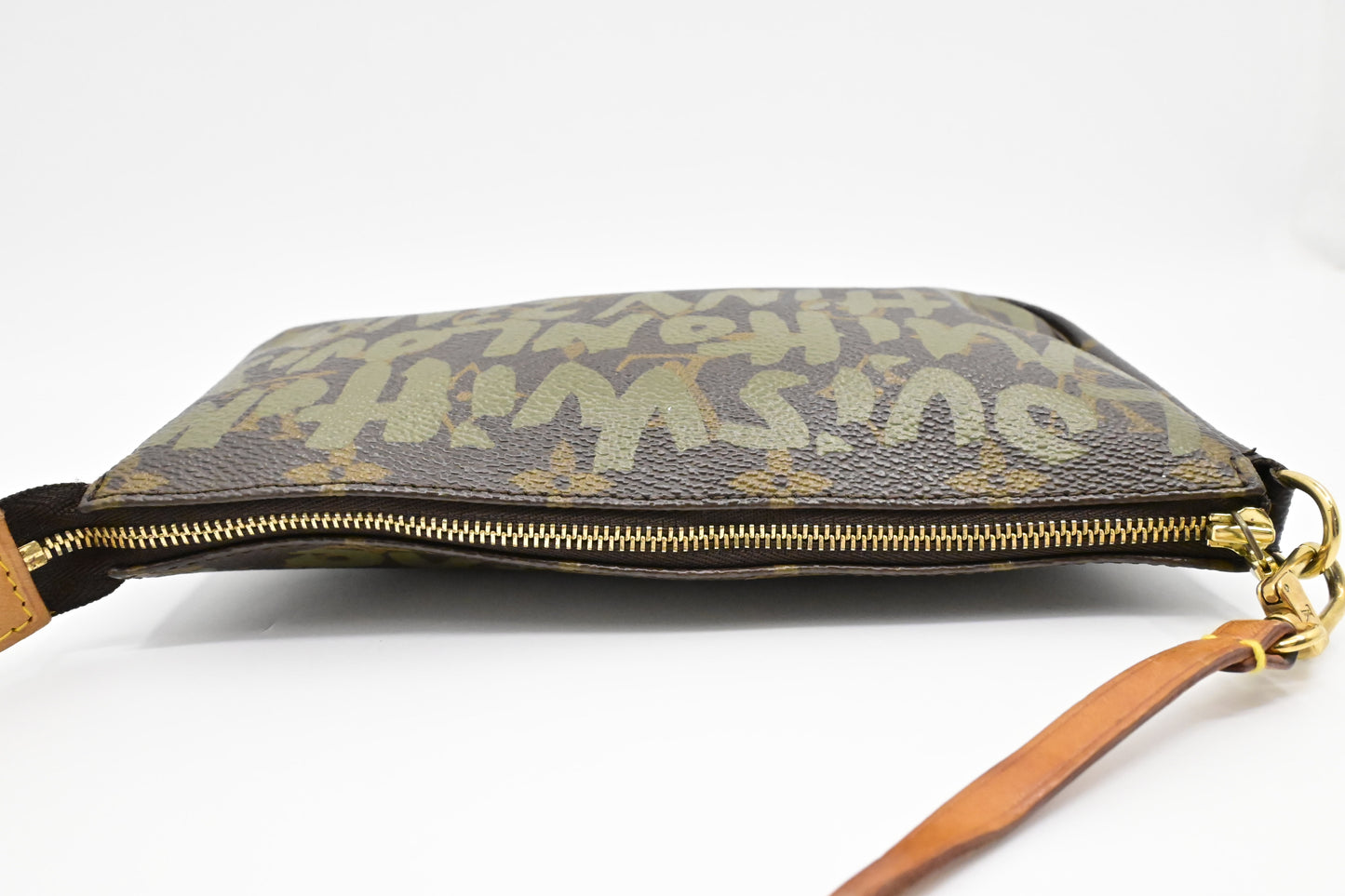 Louis Vuitton x Stephen Sprouse Pochette Accessoires in Green Graffiti Monogram Canvas
