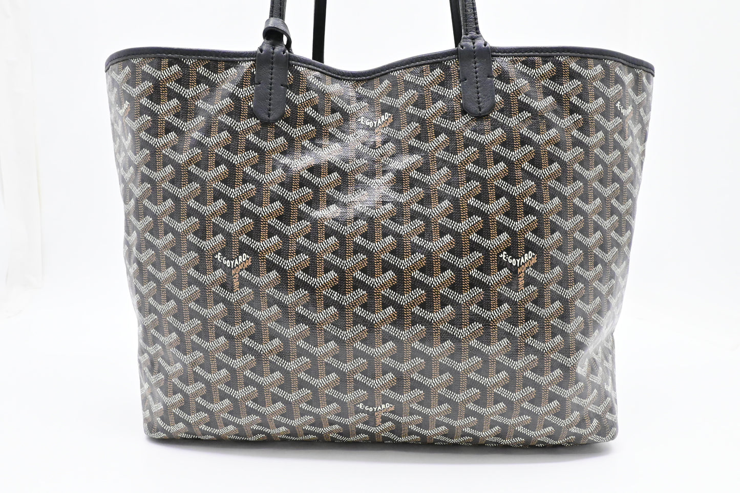 Goyard Saint Louis PM in Black Goyardine Canvas