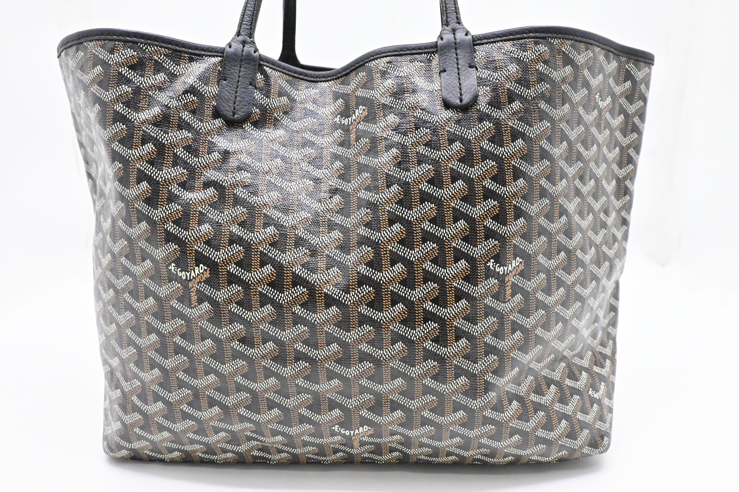 Goyard Saint Louis PM in Black Goyardine Canvas