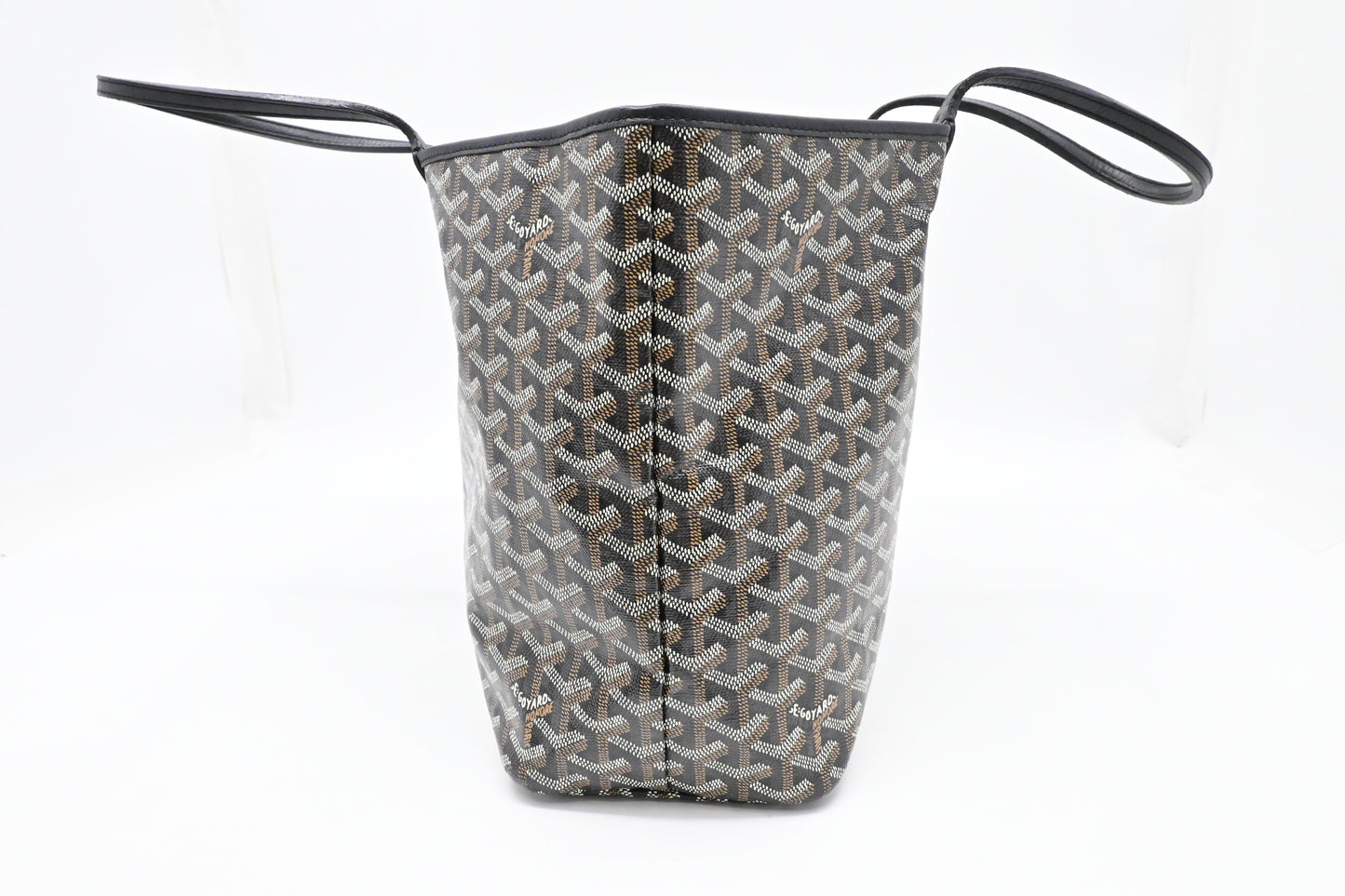 Goyard Saint Louis PM in Black Goyardine Canvas