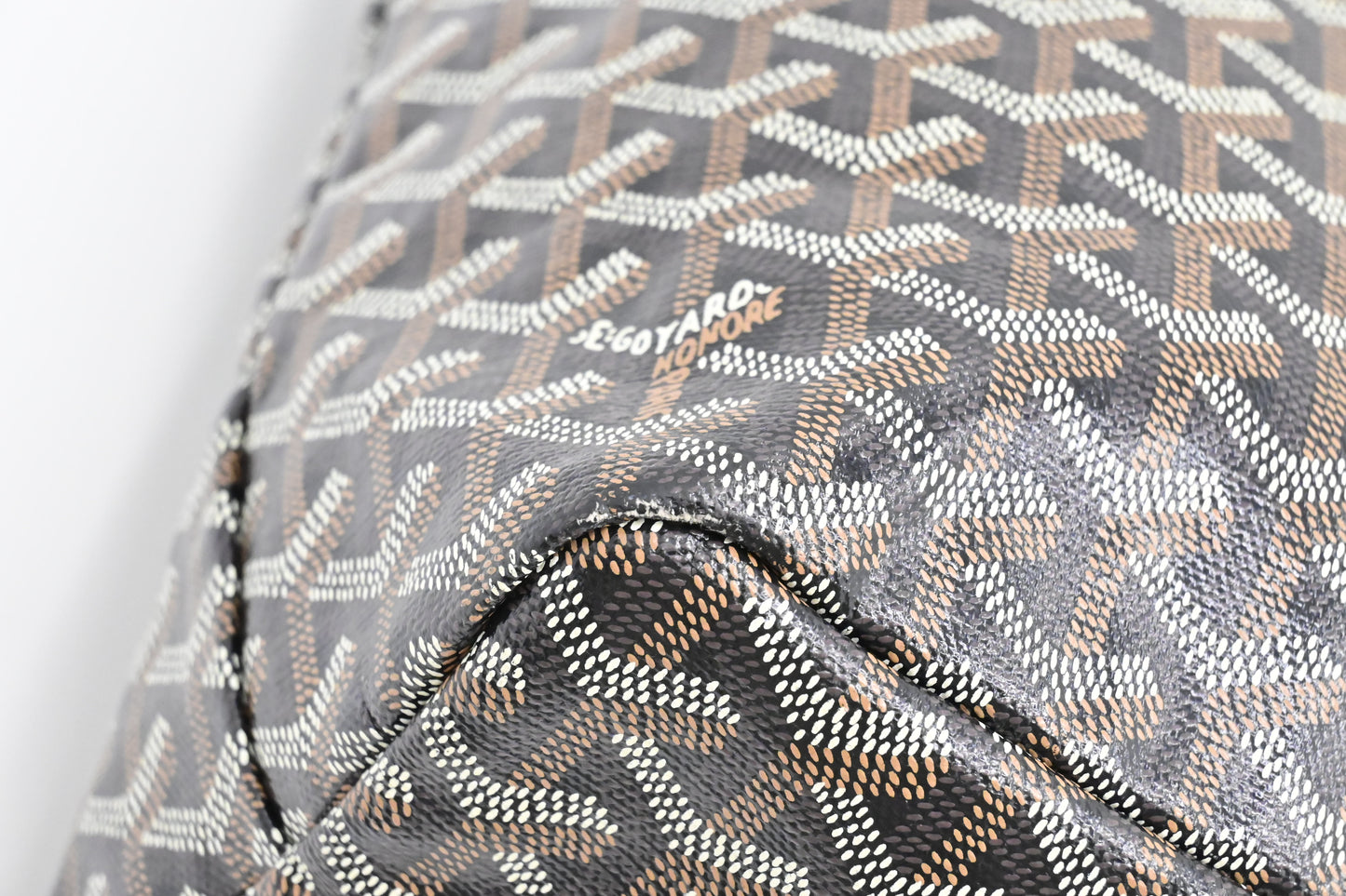 Goyard Saint Louis PM in Black Goyardine Canvas