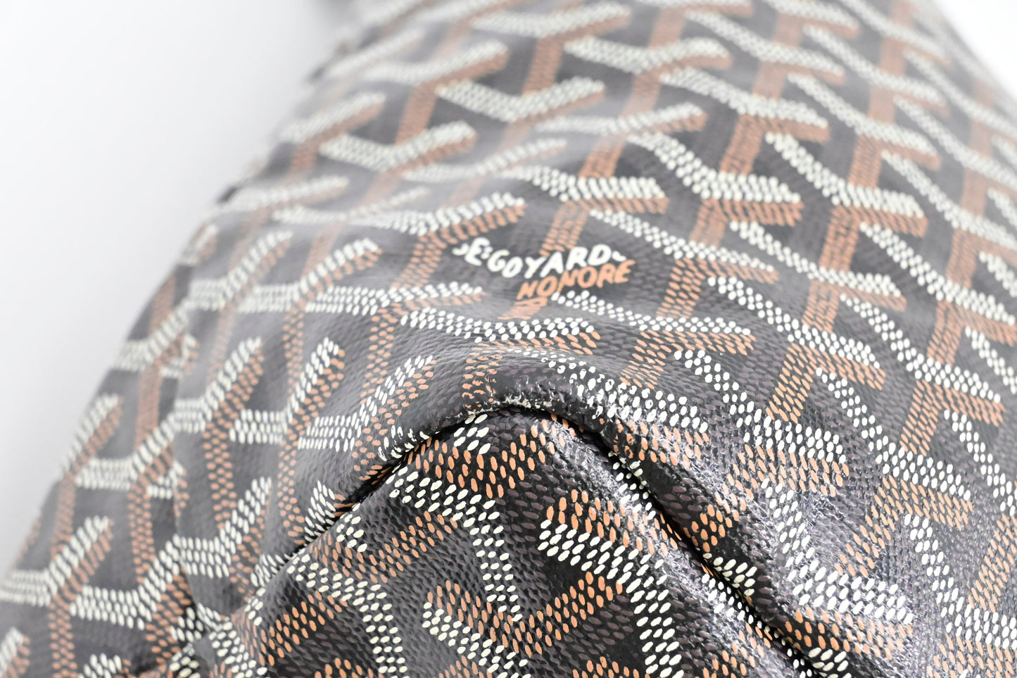 Goyard Saint Louis PM in Black Goyardine Canvas