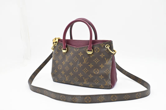 Louis Vuitton Pallas BB in Monogram Canvas & Raisin Leather