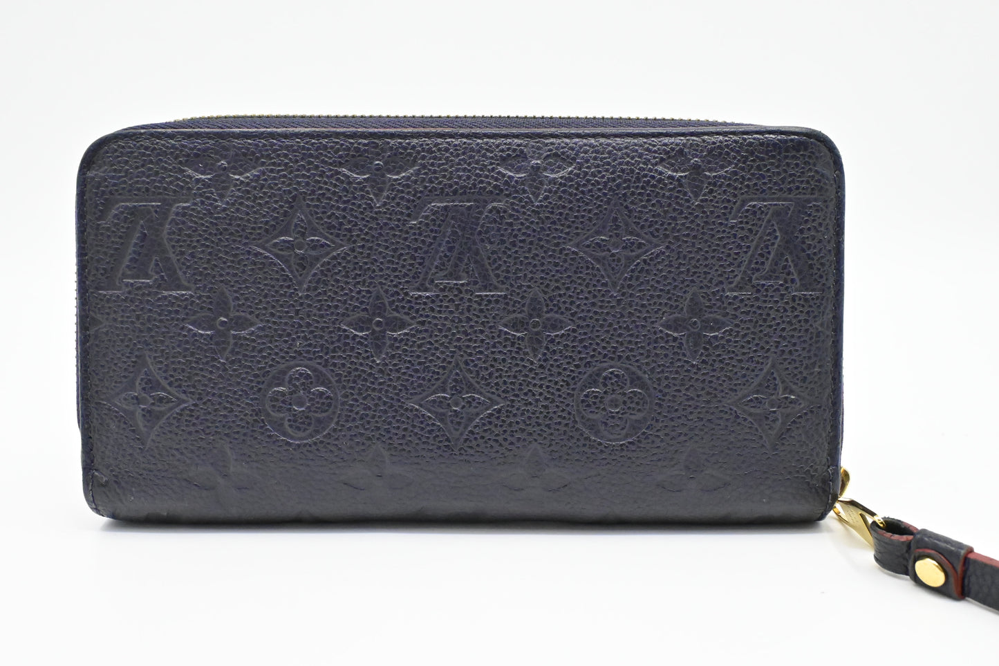 Louis Vuitton Zippy Long Wallet in Marine Rouge Empreinte Leather