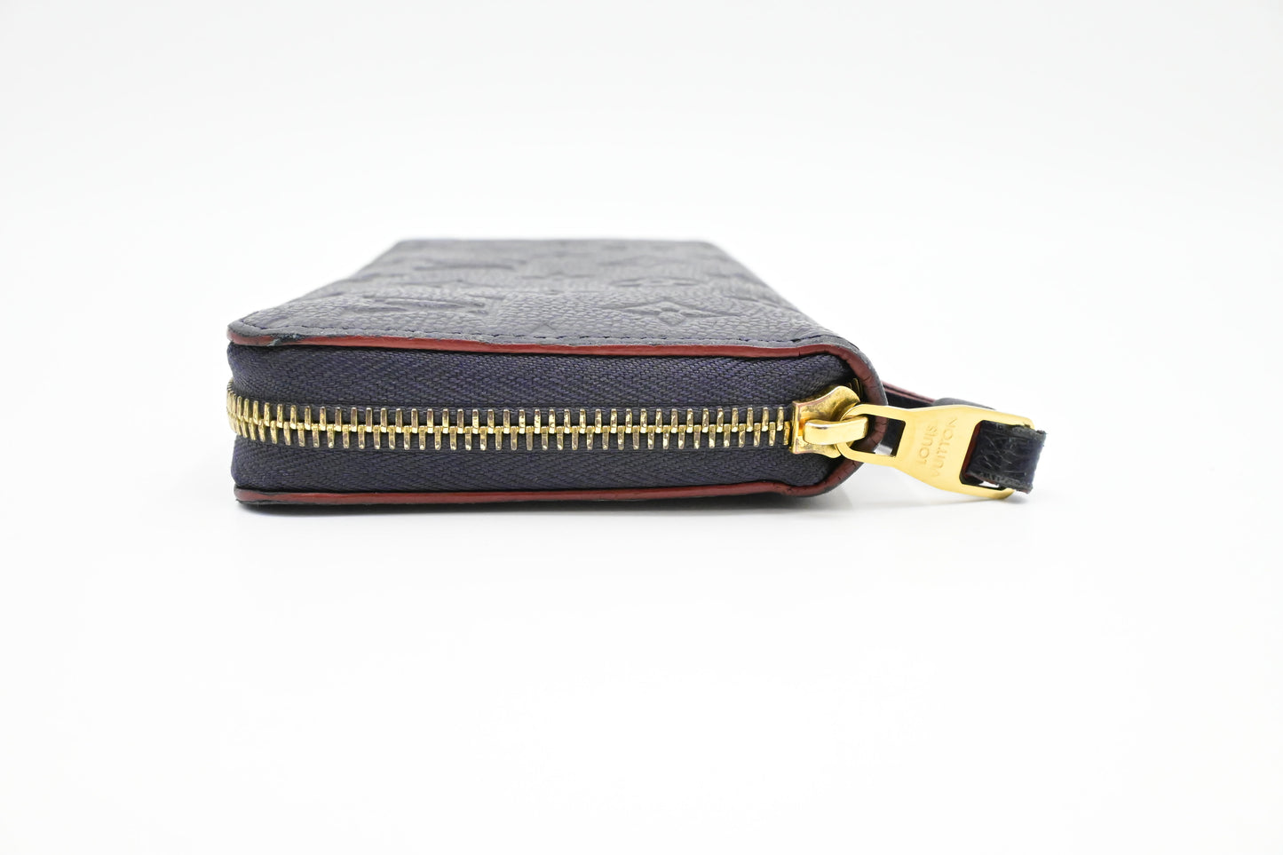Louis Vuitton Zippy Long Wallet in Marine Rouge Empreinte Leather